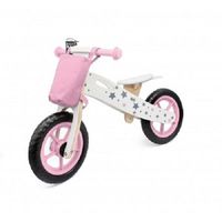 Bicicleta de equilibrio infantil madera Rosa - Talbot