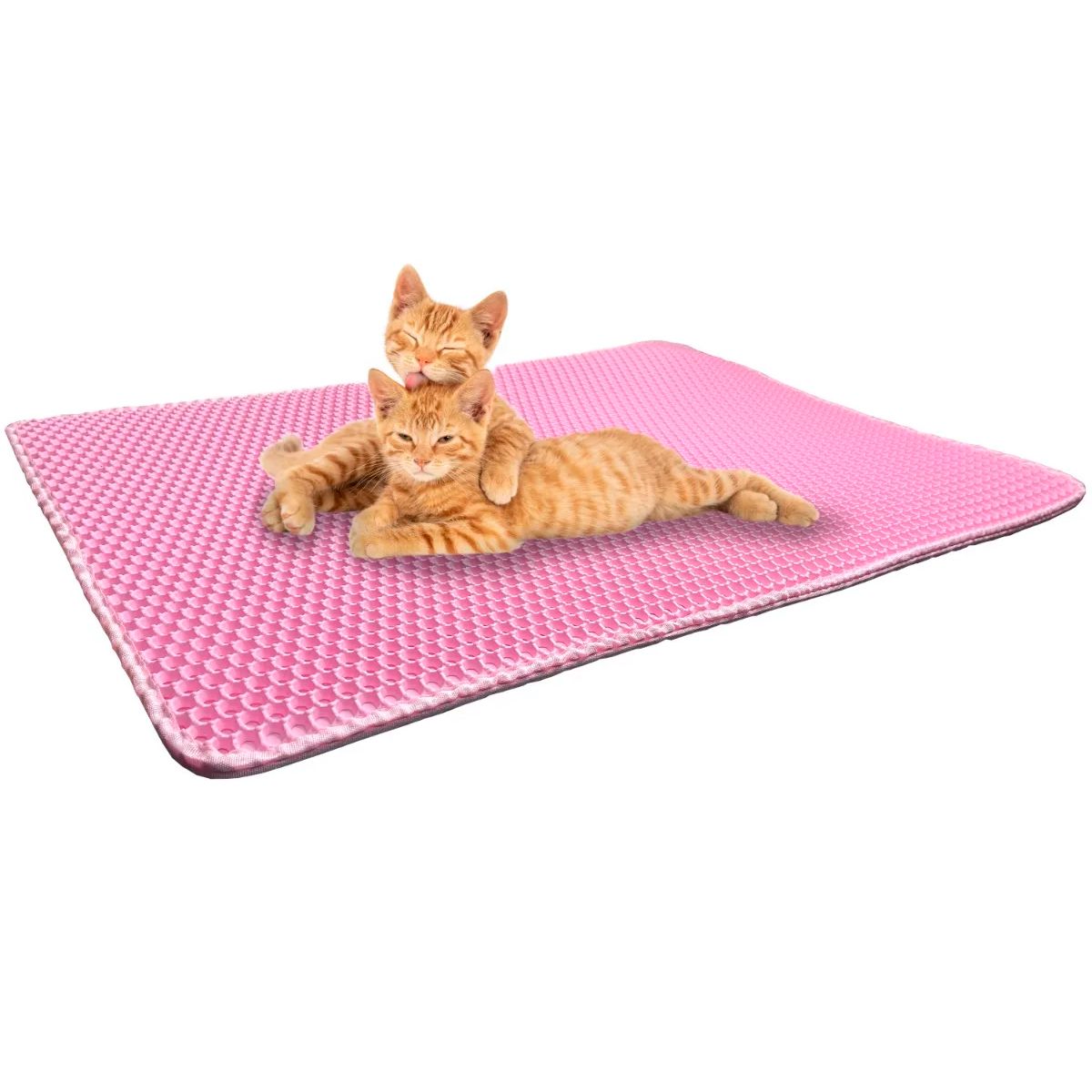 GENERICO - Alfombra Eva Arena Para Gatos Lavable Rosa