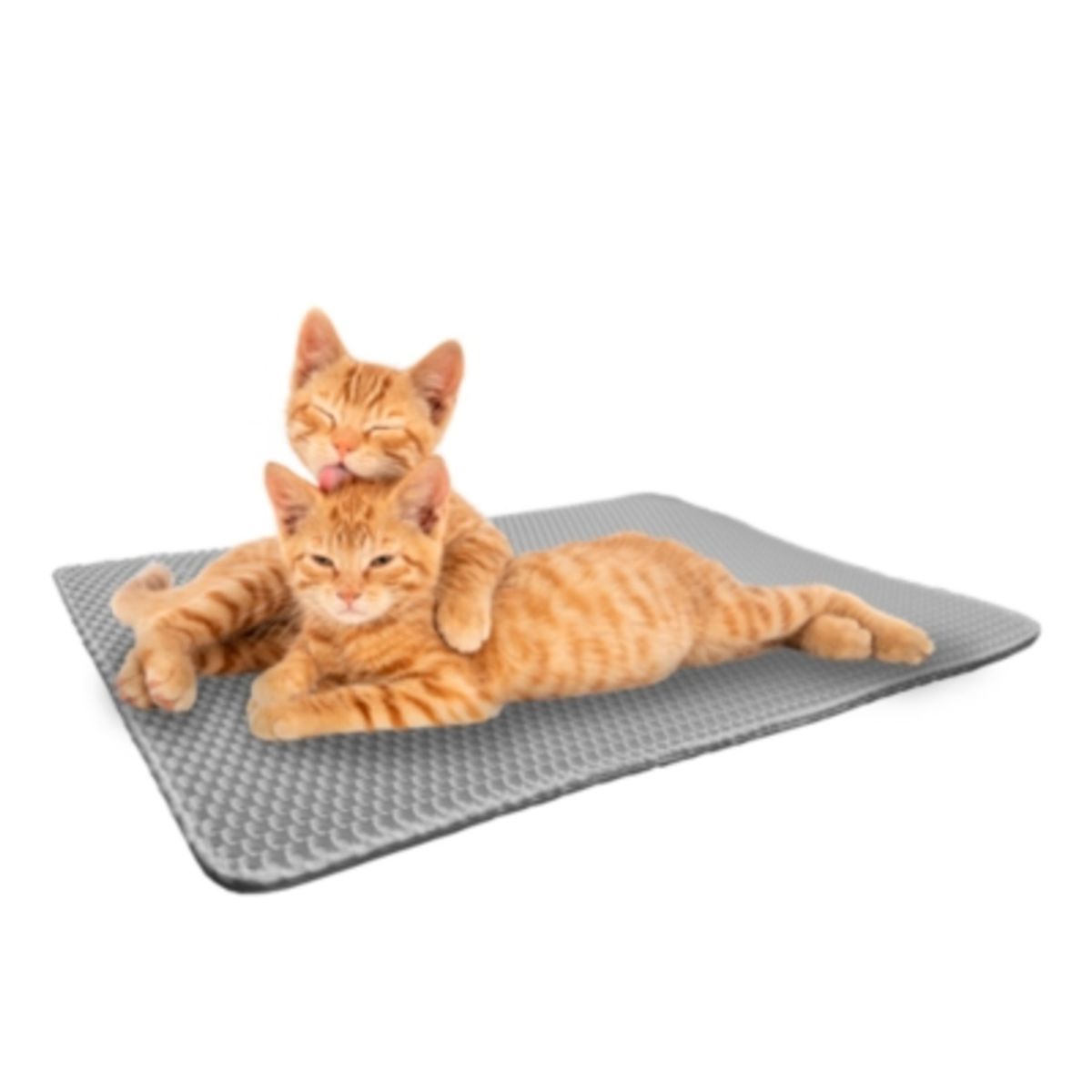 GENERICO - Alfombra Eva Arena Para Gatos Lavables Gris