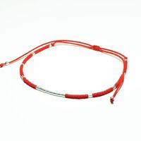 Pulsera Roja Sukha de Plata