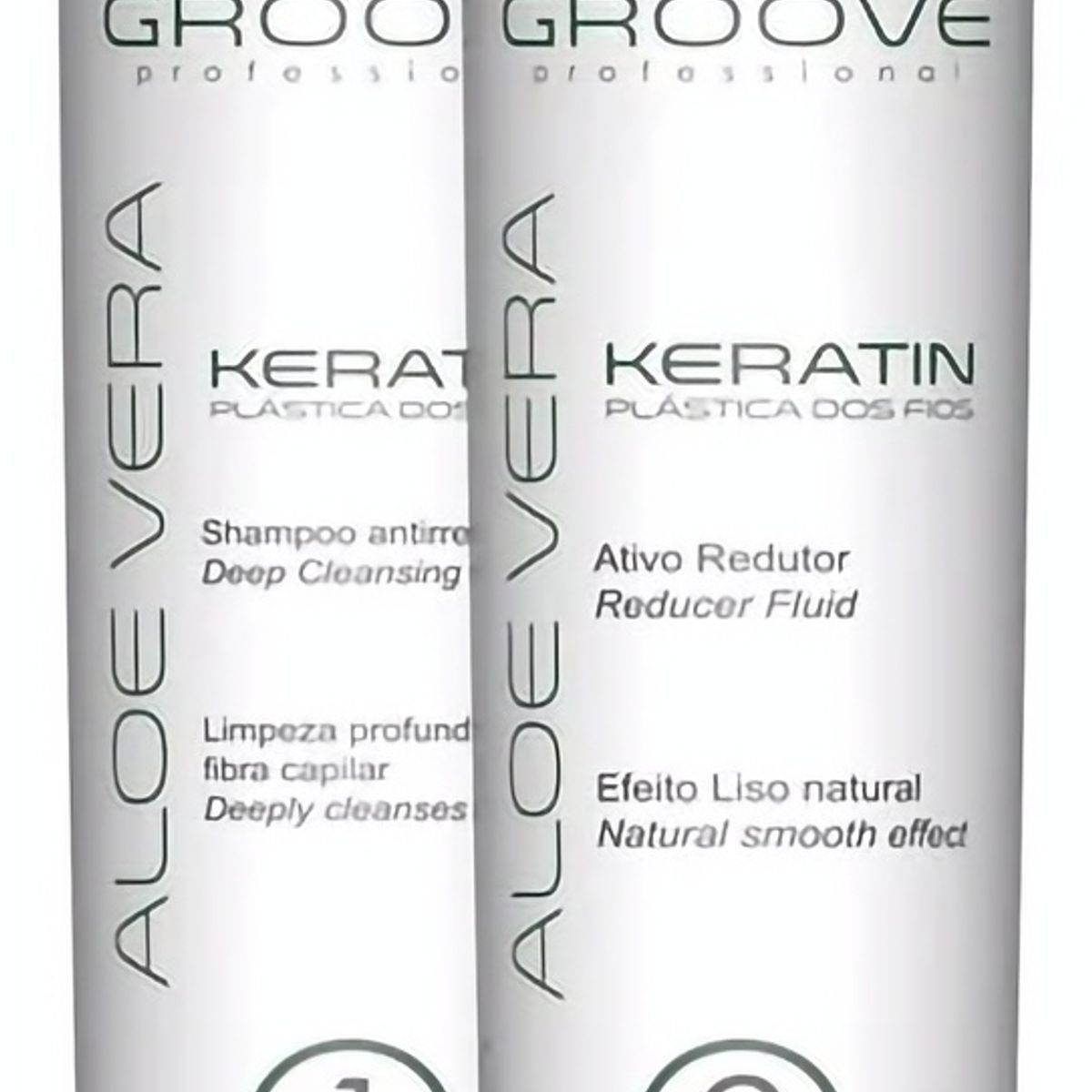 GENERICO - Alisado Permanente Groove Aloe Keratin Kit 2 pasos 1000 Ml