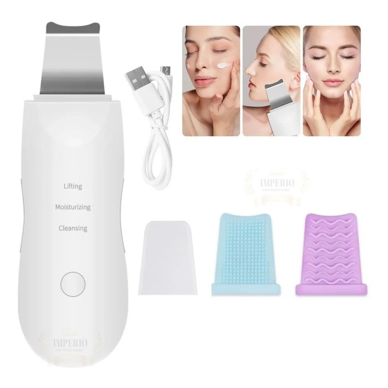 GENERICO - Paleta Ultrasonica Facial Espatula Limpiadora Exfoliante