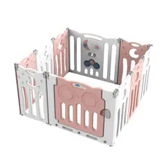 TALBOT - Corral Infantil Plegable S Rosa