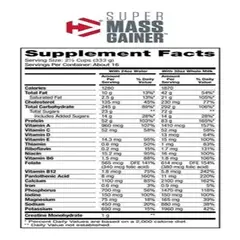 DYMATIZE - Super Mass Gainer -12 Libras- Gourmet Vainilla