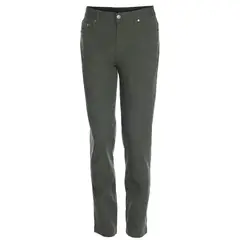 KOTTING - Pantalón Hombre Canvas 5 Bolsillos Spandex Verde oscuro
