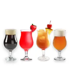 CRISTAR - Copa pera praga daiquiri cerveza X4
