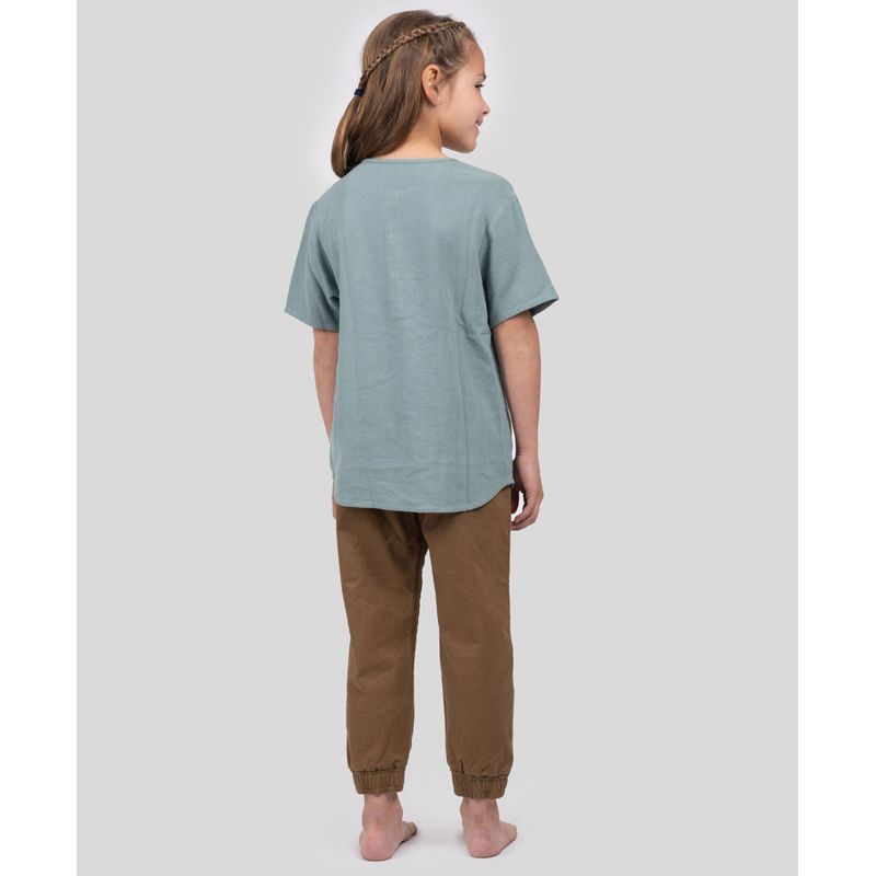 GNOMO - Camisa Zelki Light Blue Kids Gnomo_.