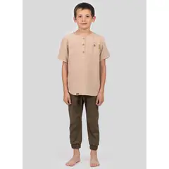 GNOMO - Camisa Zelki Sand Kids