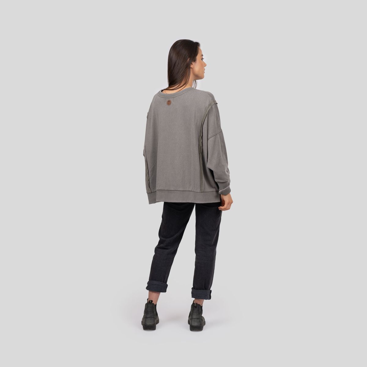 GNOMO - Poleron Pullover Zanfa Mujer Olive Green