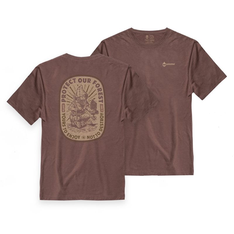 GNOMO - Polera Eco B-1 Hombre Terracota Gnomo