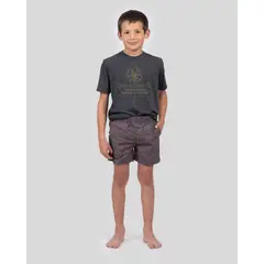 GNOMO - Polera Eco F-9 Heather Black Kids