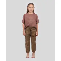 GNOMO - Polera Eco F-9 Terracota Kids