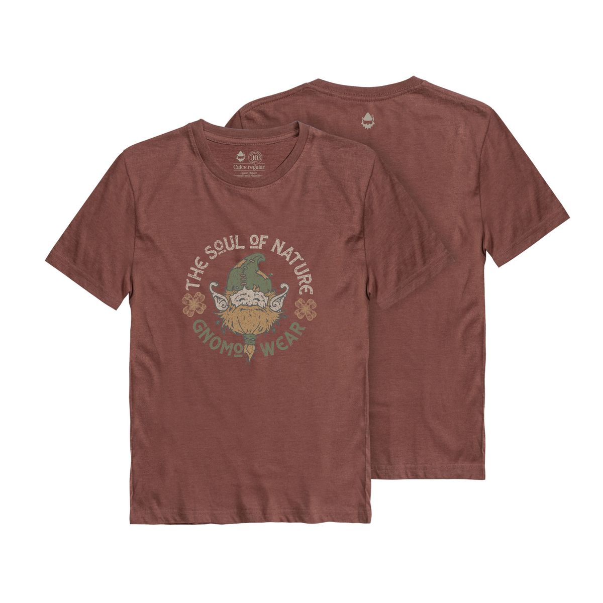 GNOMO - Polera Eco F-4 Terracota Kids Gnomo