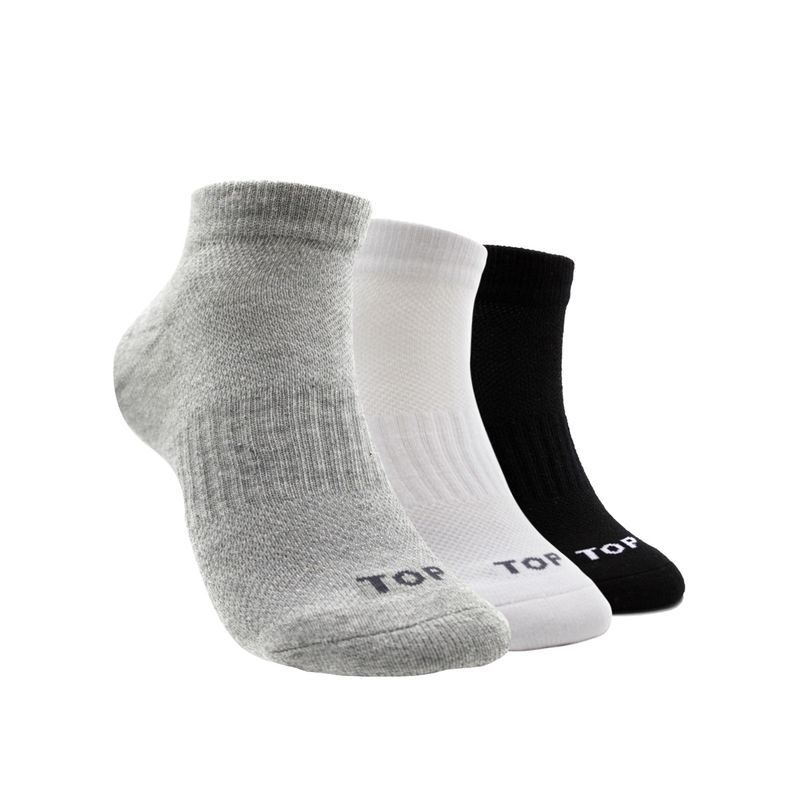 TOP - Calcetines Deportivos Tobilleros Pack 3 C1