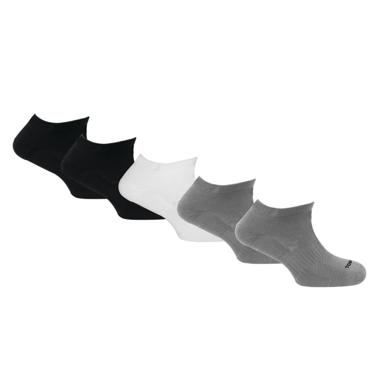 TOP - Calcetines Deportivos Tobilleros Tricolor Pack 5