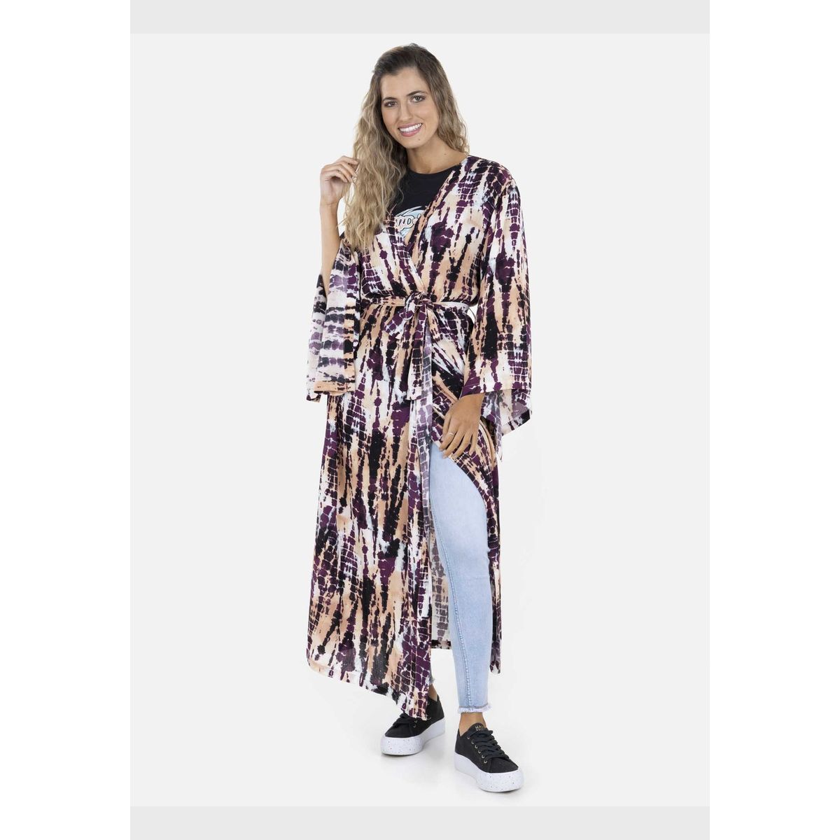 MAUI AND SONS - Blusa WATERFALL KIMONO Mujer Multicolor Maui and Sons MAUI AND SONS