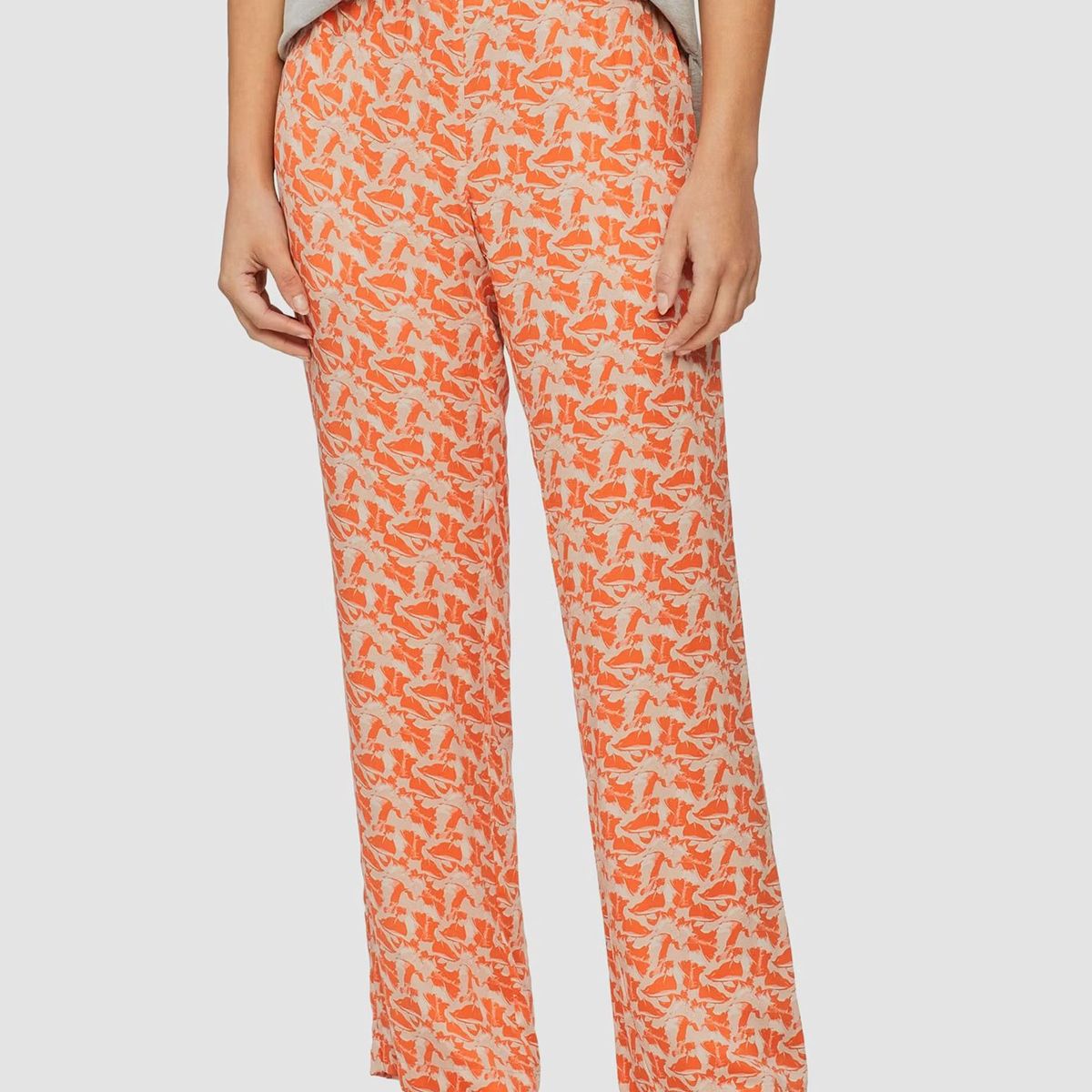 CALVIN KLEIN - Pantalón Pijama Viscose Naranja Calvin Klein