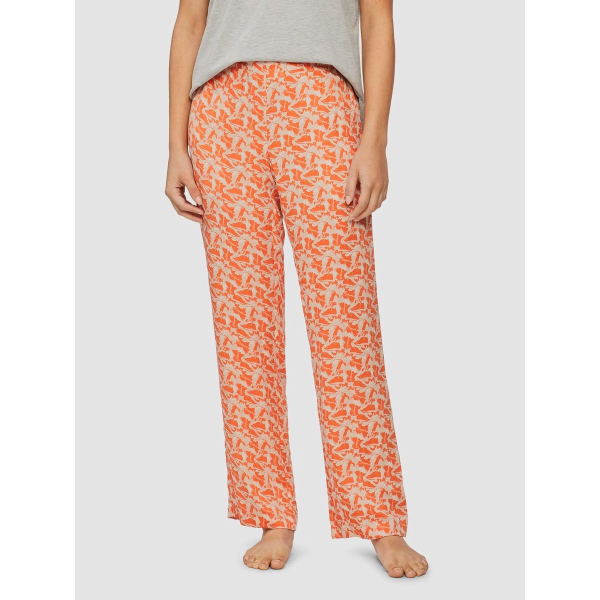 CALVIN KLEIN - Pantalón Pijama Viscose Naranja Calvin Klein