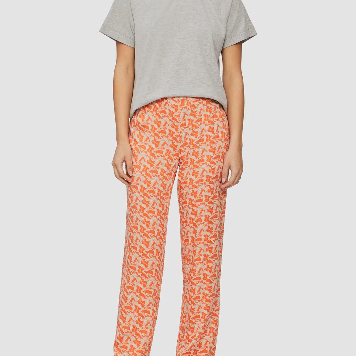 CALVIN KLEIN - Pantalón Pijama Viscose Naranja Calvin Klein
