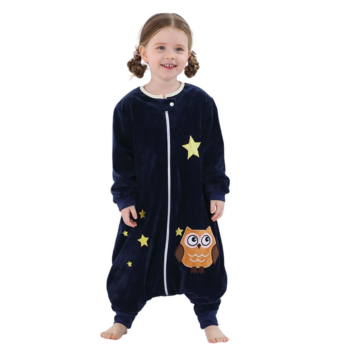 COOK & PLAY - Saco de Dormir Pijama Infantil con Mangas Búho