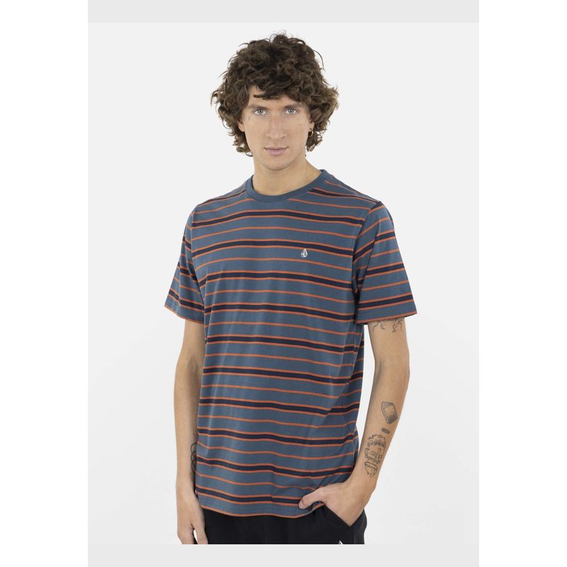 VOLCOM - Polera BRIGES CREWSS  TEE Hombre Multicolor Volcom.