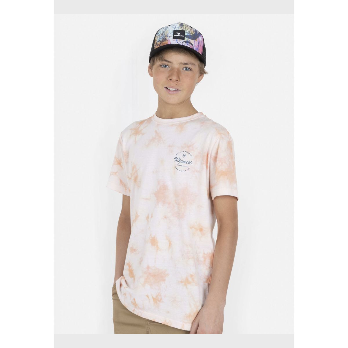 RIP CURL - Polera GALAXY TD Juvenil Multicolor Rip Curl.