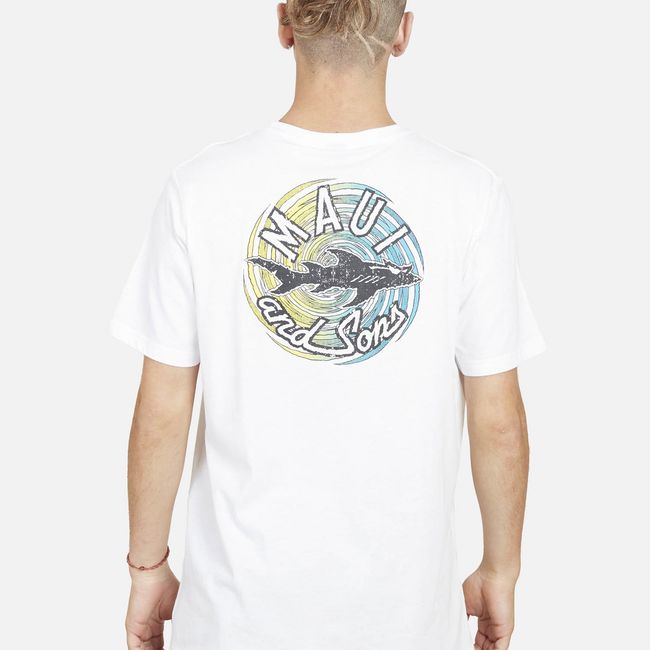 MAUI AND SONS - Pack Polera Cinturon 5AV1572 Hombre Blanco Maui and Sons