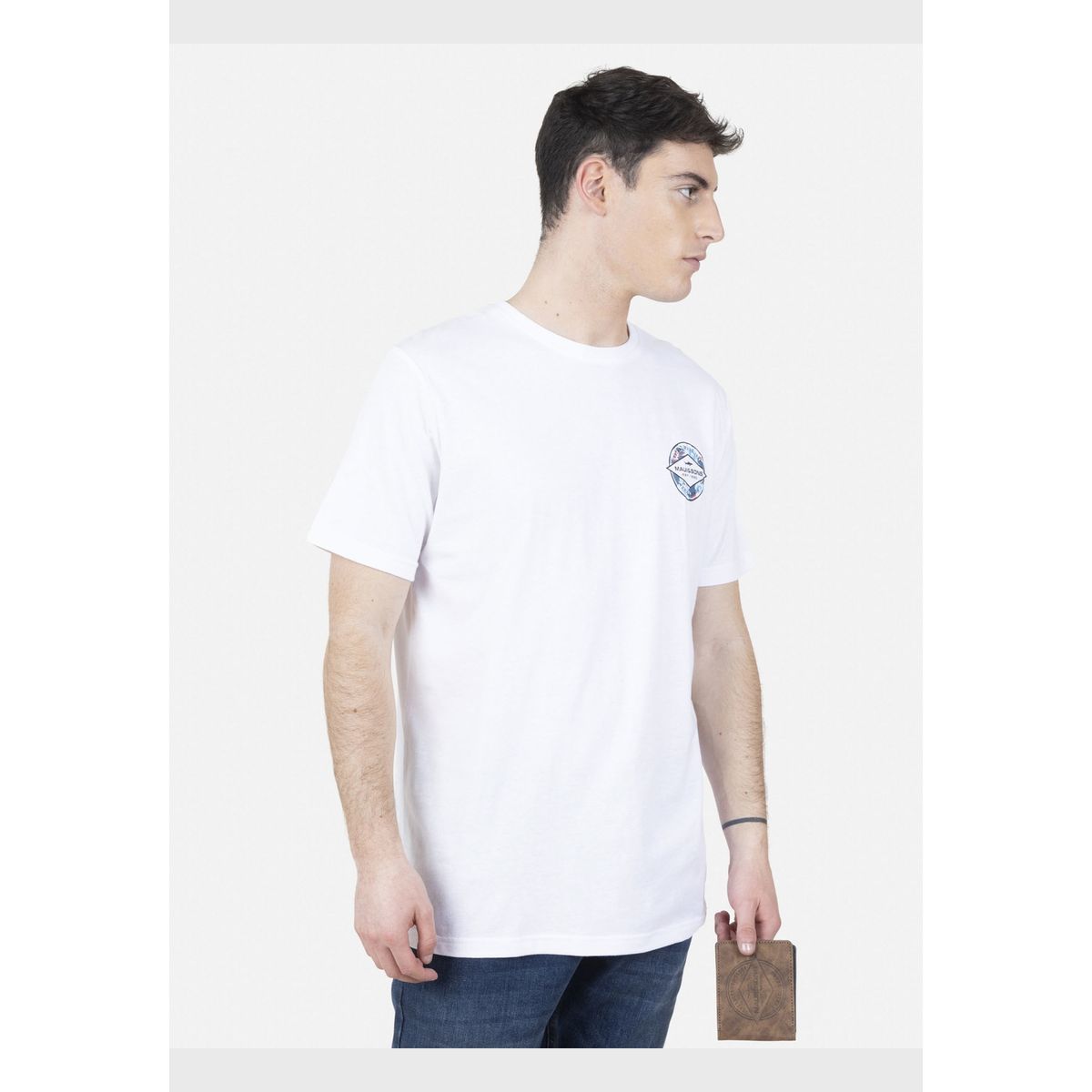 MAUI AND SONS - Pack Polera Billetera 5AV1555 Hombre Blanco Maui and Sons