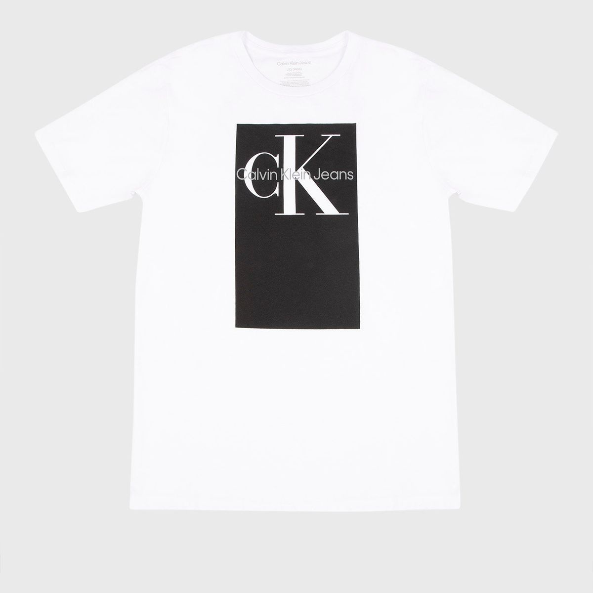 CALVIN KLEIN - Polera Niño Square Blanco Calvin Klein