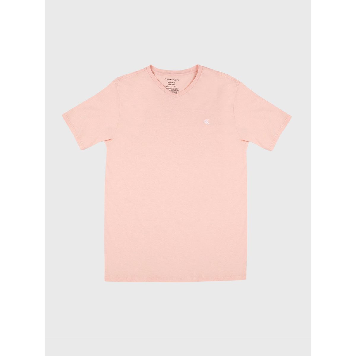 CALVIN KLEIN - Polera Niño Monogram Damasco Calvin Klein