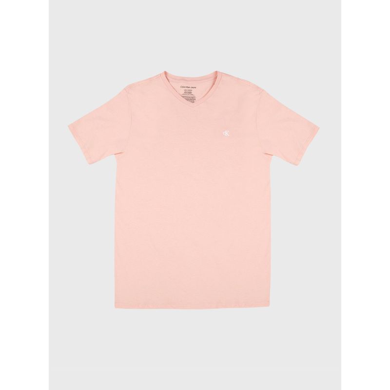 CALVIN KLEIN - Polera Niño Monogram Damasco Calvin Klein