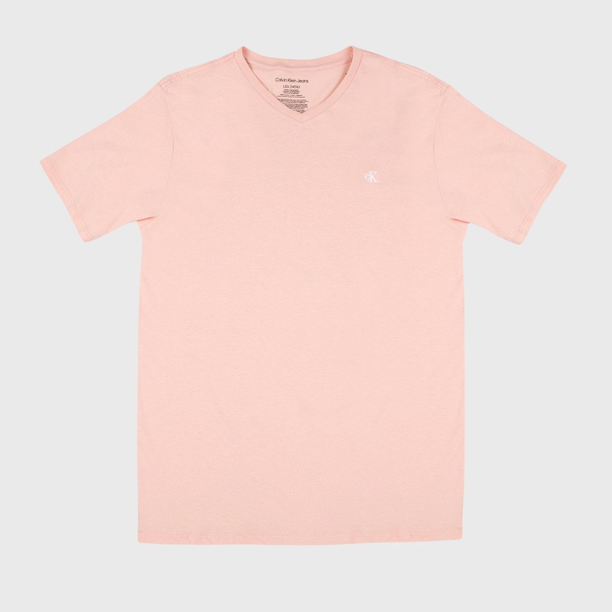 CALVIN KLEIN - Polera Niño Monogram Damasco Calvin Klein