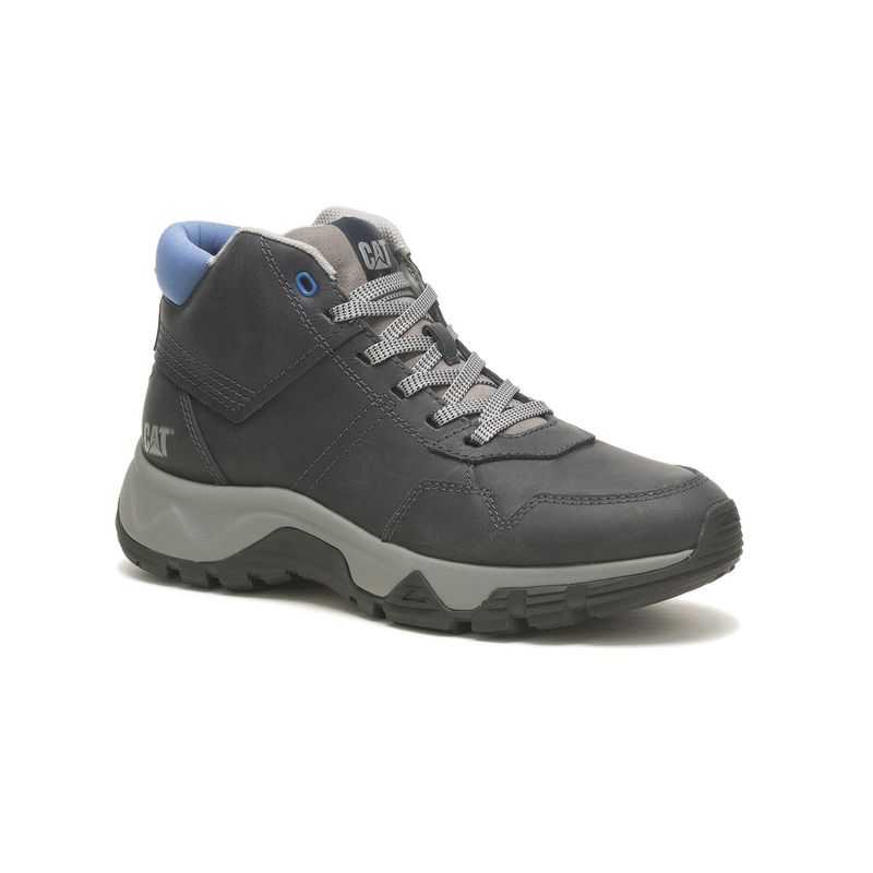 CAT - Zapatilla C/Caña Hombre Detours Mid Azul CAT