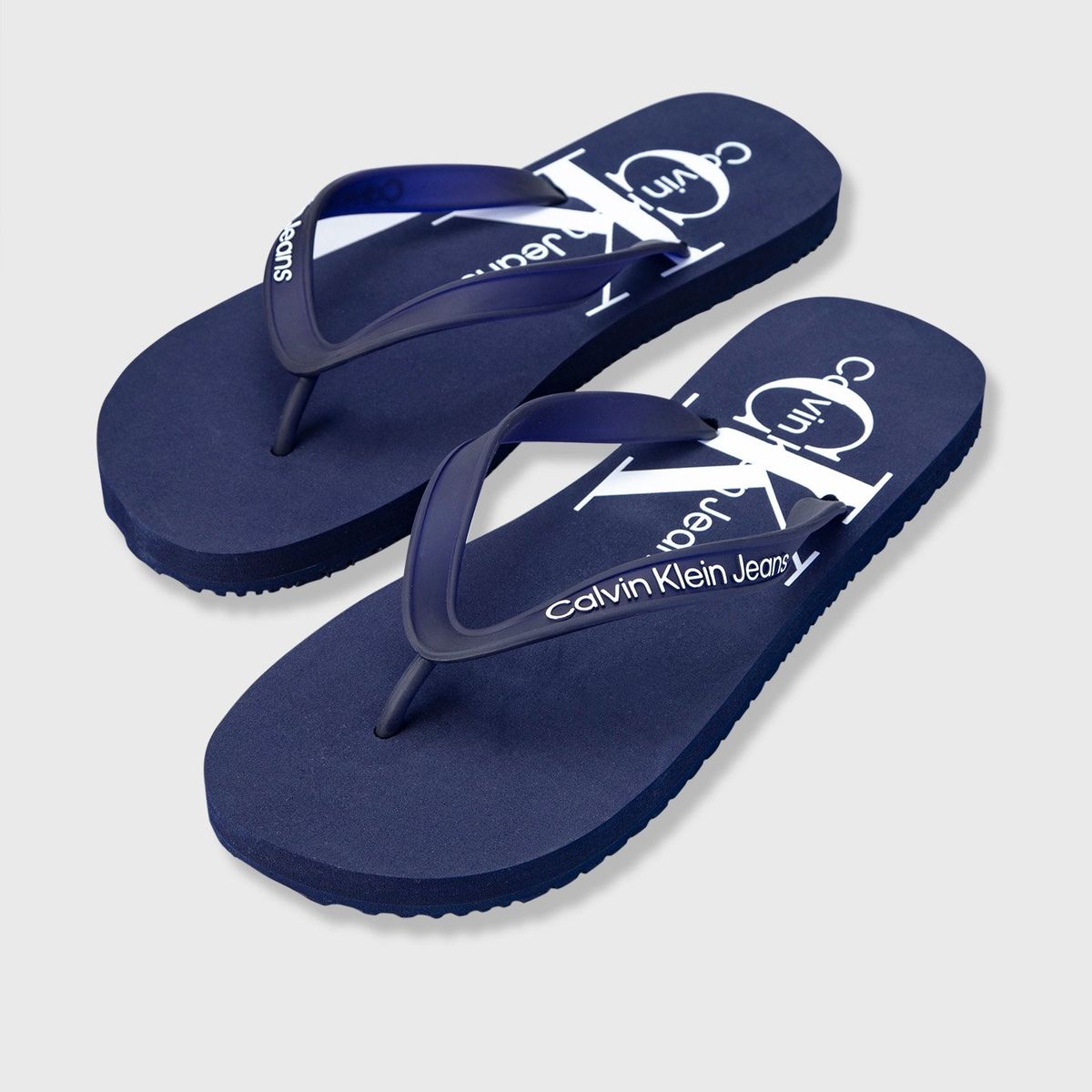 CALVIN KLEIN - Sandalia Monogram Azul Calvin Klein