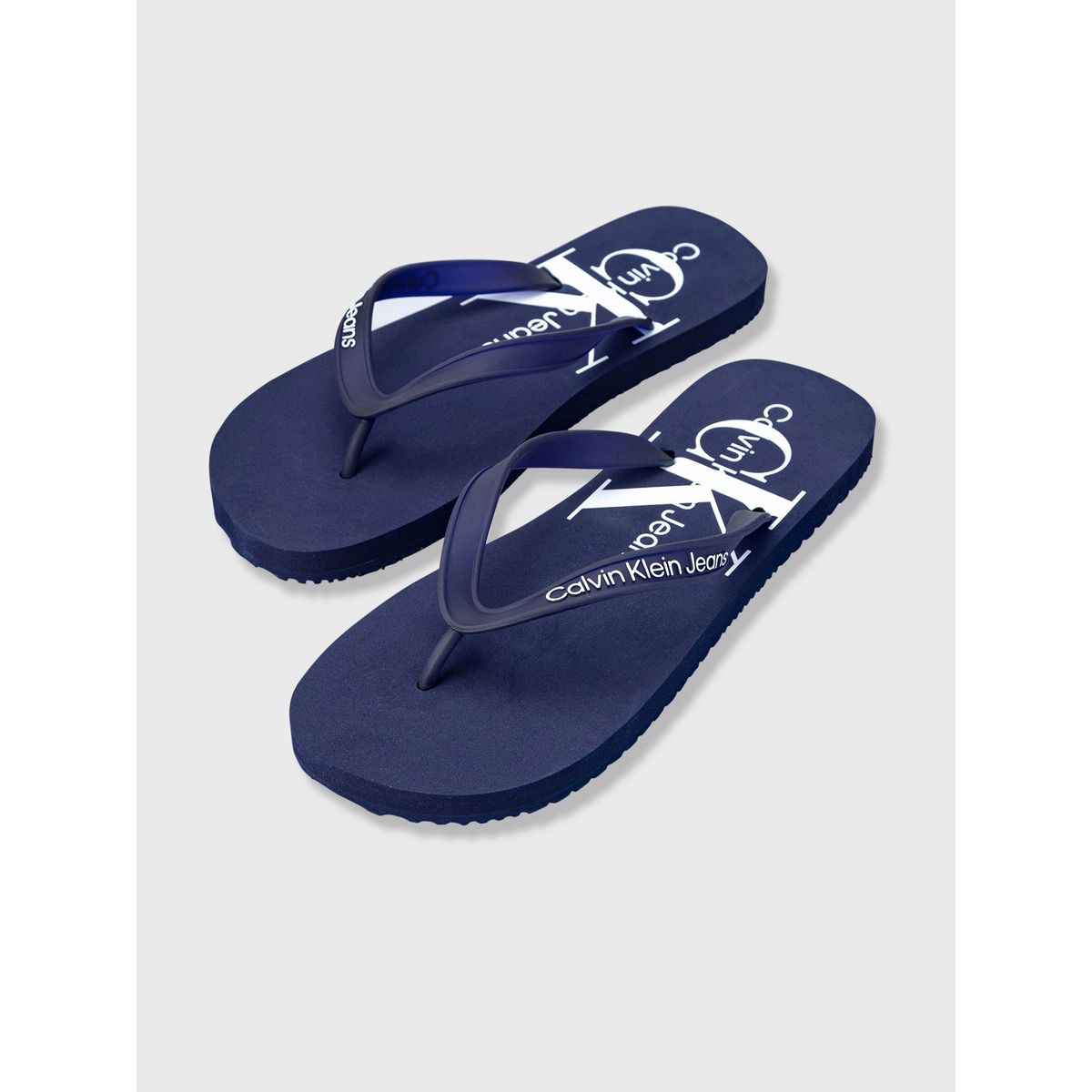 CALVIN KLEIN - Sandalia Monogram Azul Calvin Klein