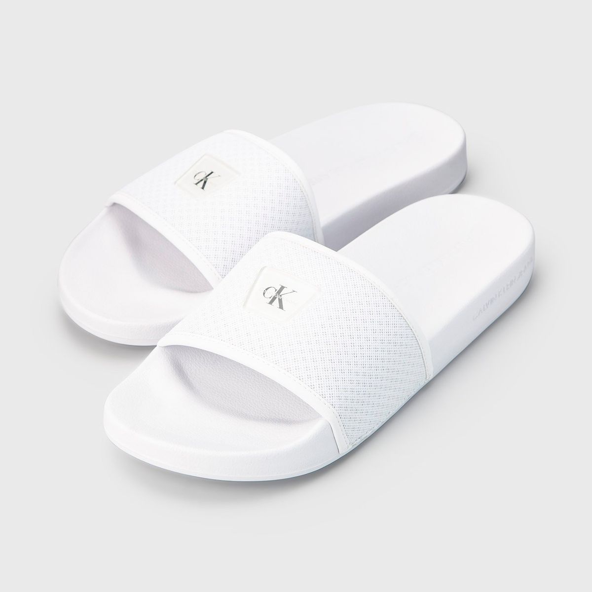 CALVIN KLEIN - Sandalia Slide Jelly Blanco Calvin Klein