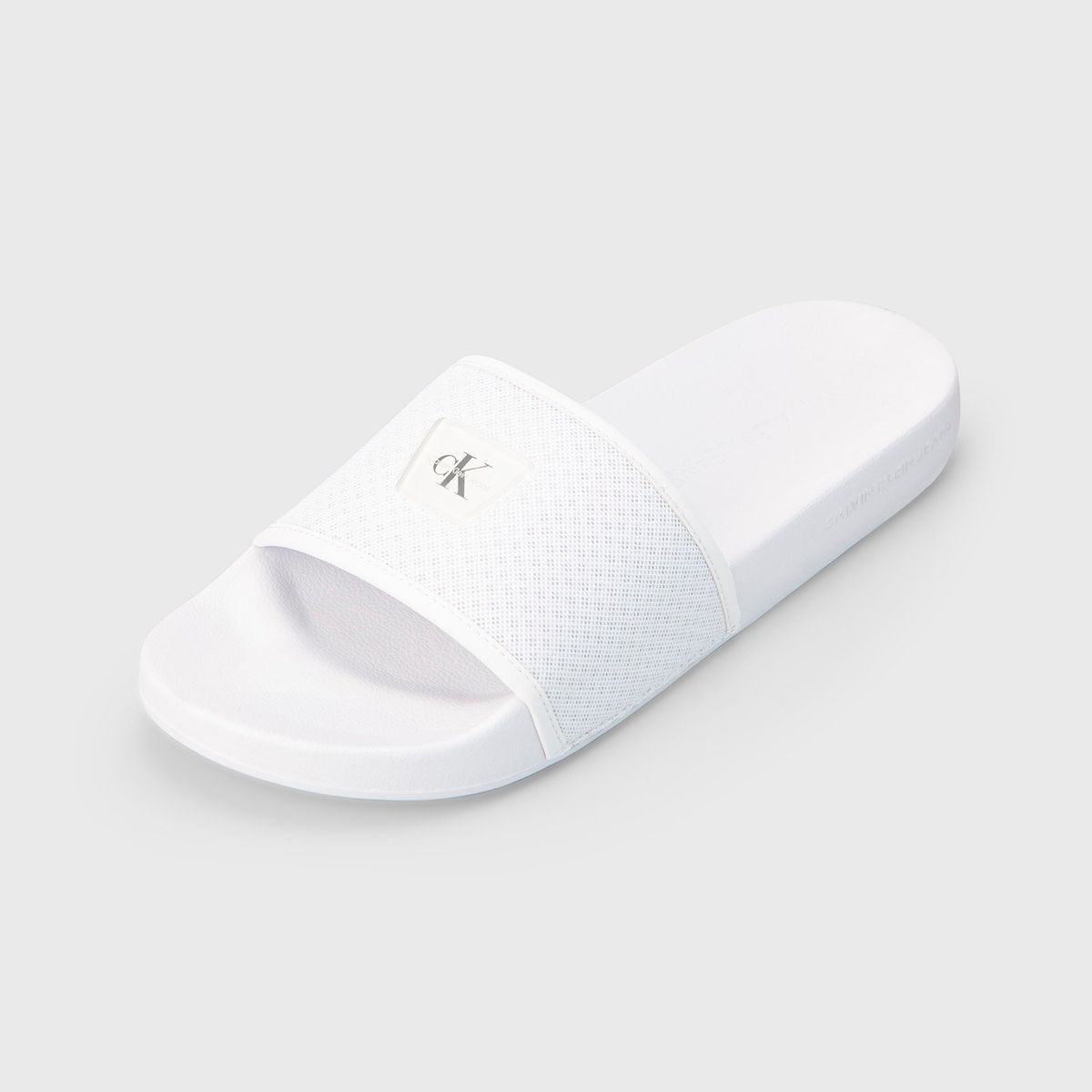 CALVIN KLEIN - Sandalia Slide Jelly Blanco Calvin Klein