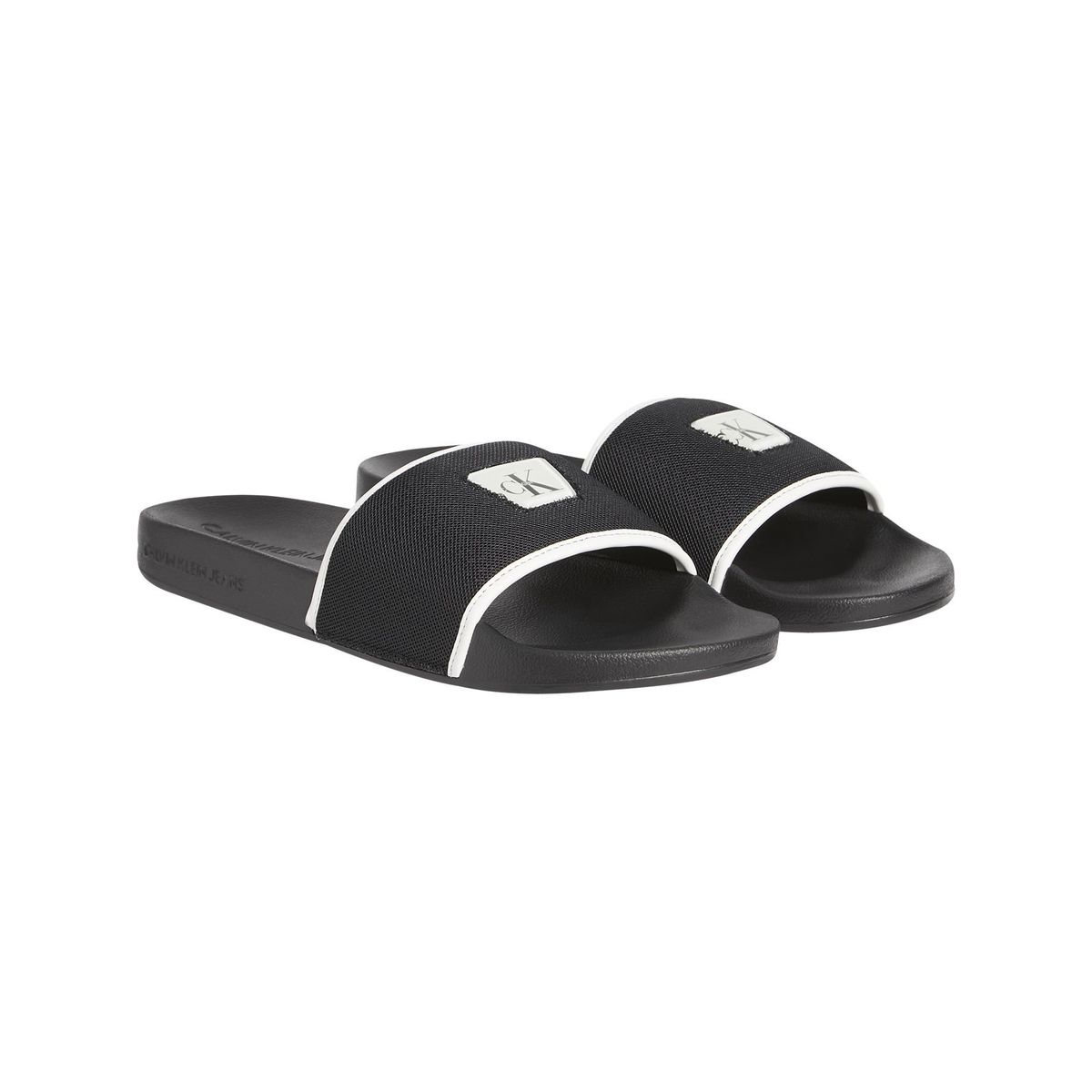 CALVIN KLEIN - Sandalia Slide Jelly Negro Calvin Klein