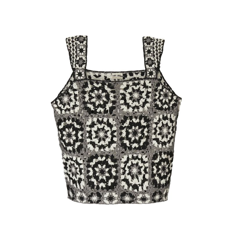 ROCKFORD - Polera Algodón Orgánico Mujer Dominica Negro ROCKFORD