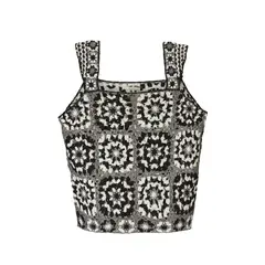 ROCKFORD - Polera Algodón Orgánico Mujer Dominica Negro