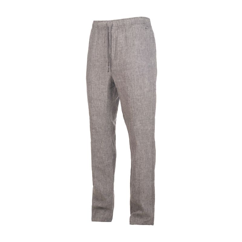 ROCKFORD - Pantalón Lino Orgánico Hombre Lisboa Gris ROCKFORD