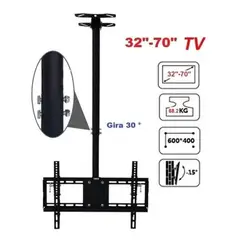 GENERICO - Soporte Tv Led Para Techo 32-75 Hasta 68kg
