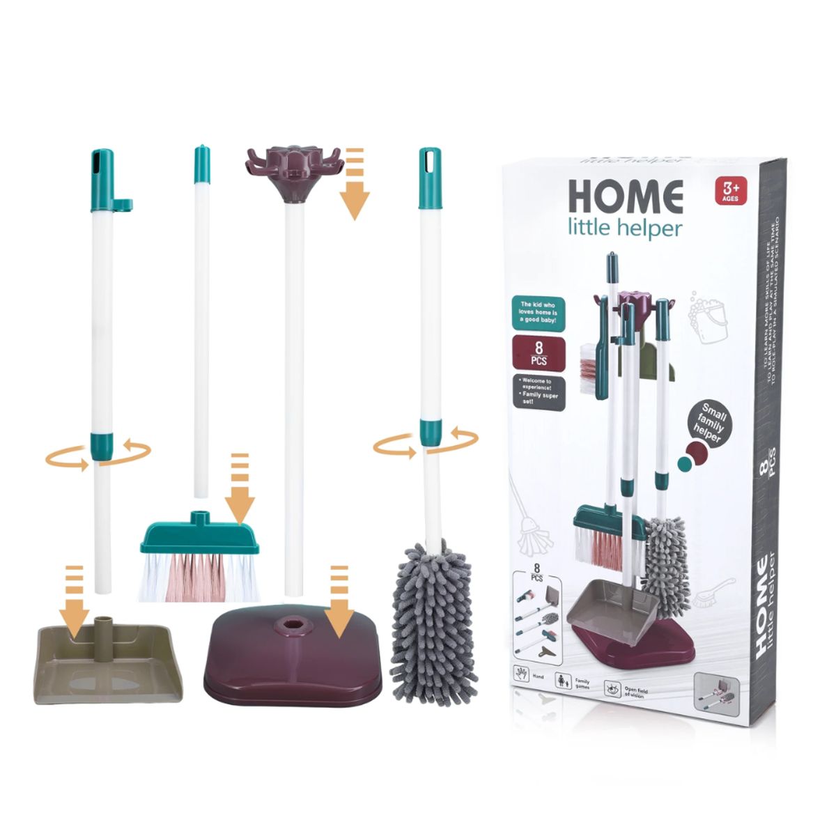 SPACEZAT - Set Aseo Little Helper Juguete Didáctico Limpieza