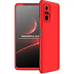 GKK - Carcasa Para: Redmi Note 10 Pro (6,67 Pulg.) - / Rojo