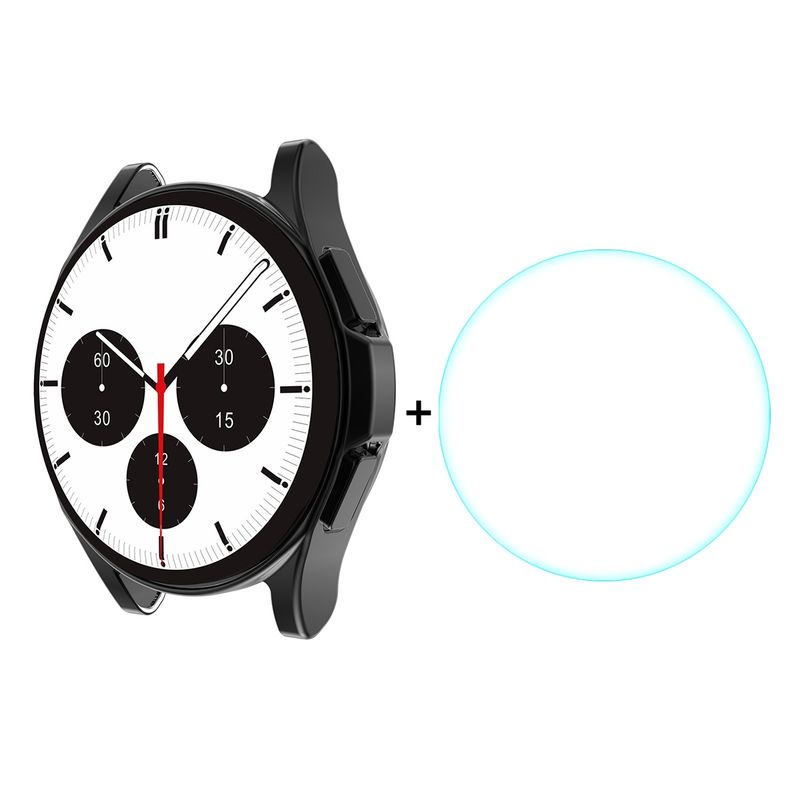 GKK - Carcasa Para: Galaxy Watch4 Classic (Versión 42mm) / Negro