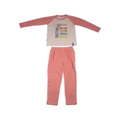 PILLIN - Pijama Niño Naranja Pillín