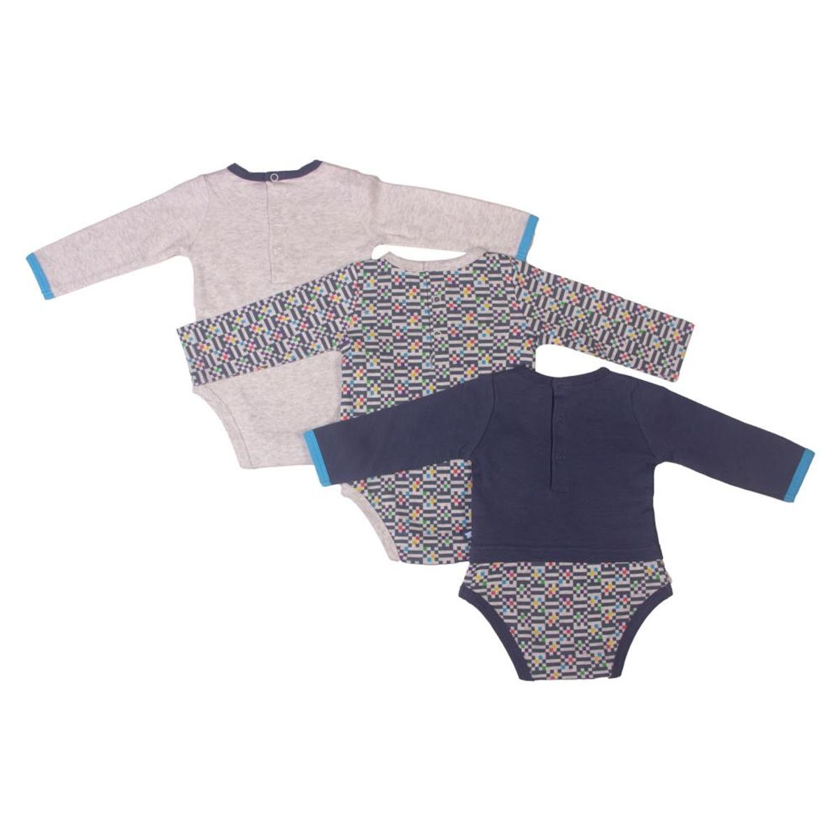 PILLIN - Set 3 Pzas Body Niño Multicolor Pillin PILLIN