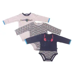 PILLIN - Set 3 Pzas Body Niño Multicolor