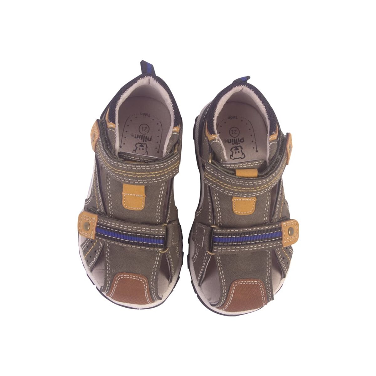 PILLIN - Sandalias Bebe Niño Verde Pillin PILLIN