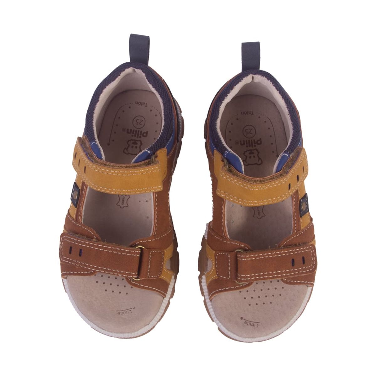 PILLIN - Sandalias Bebe Niño Café Pillin PILLIN